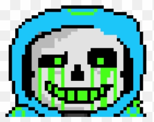 Pixel Art Gallery - Sans Head Emoji,Cussing Animated Emoticon