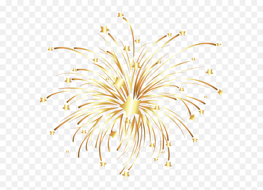 Download Vector Euclidean Fireworks Golden Download Free - Gold Fireworks Vector Free Emoji,Fireworks Emoticon Android