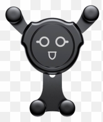 Baseus Emoticon Gravity Car Mount Black - Baseus Emoticon Gravity Car Mount Emoji,Deal With It Emoticon