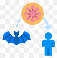 Virus Carrier Bat Flu Coronavirus - Fictional Character Emoji,Bat Symbols And Emoticons For Fb