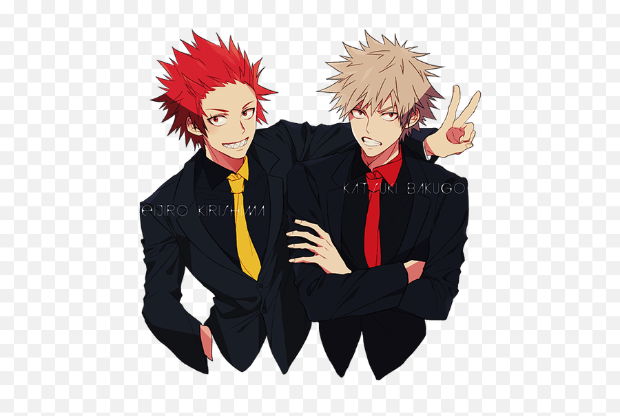 Pin On Art Inspo - Kirishima And Bakugou Png Emoji,Boku No Hero Emojis