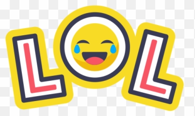 Word Lol Happy Smiley Free Icon Of - Lol Word Emoji,Lol Emoji Transparent