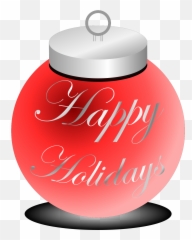 Happy Holidays Ornament Svg Vector Happy Holidays Ornament - Green Hill Catering Emoji,Happyrunning Emoticon