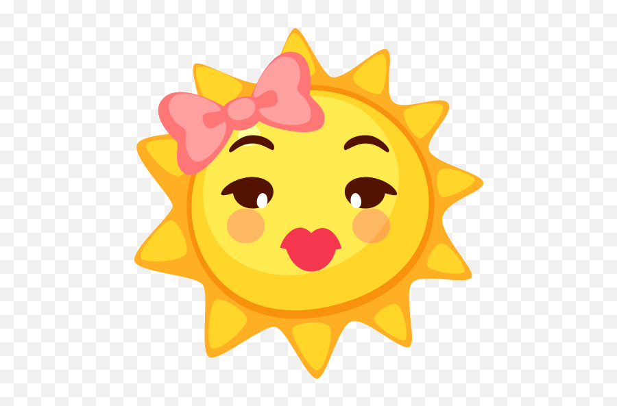 Sun Emoji Stickers For Whatsapp And - Whatsapp Sticker Sun Emoji,Sun Emoticon Whatsapp