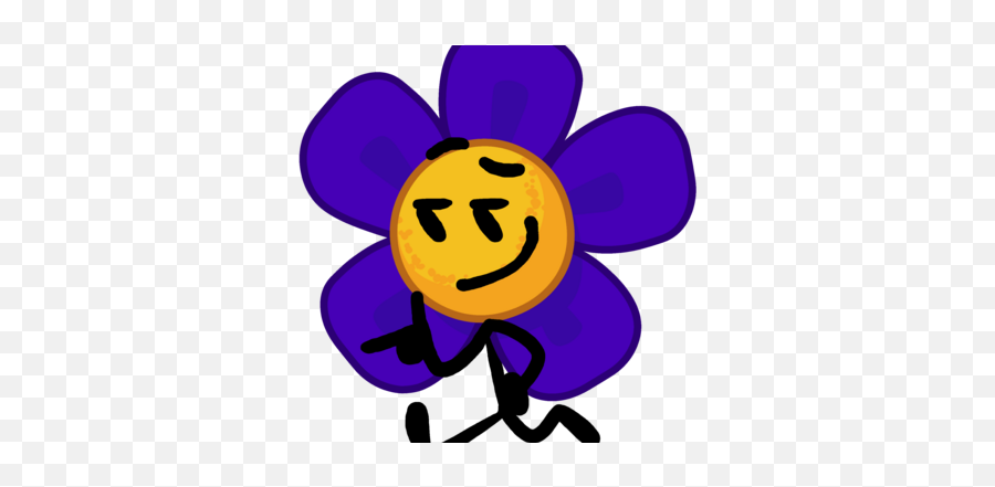 Variations Of Flower - Bfb Recommended Charechers Petuina Emoji,Facebook's Lavendar Flower As An Emoticon...