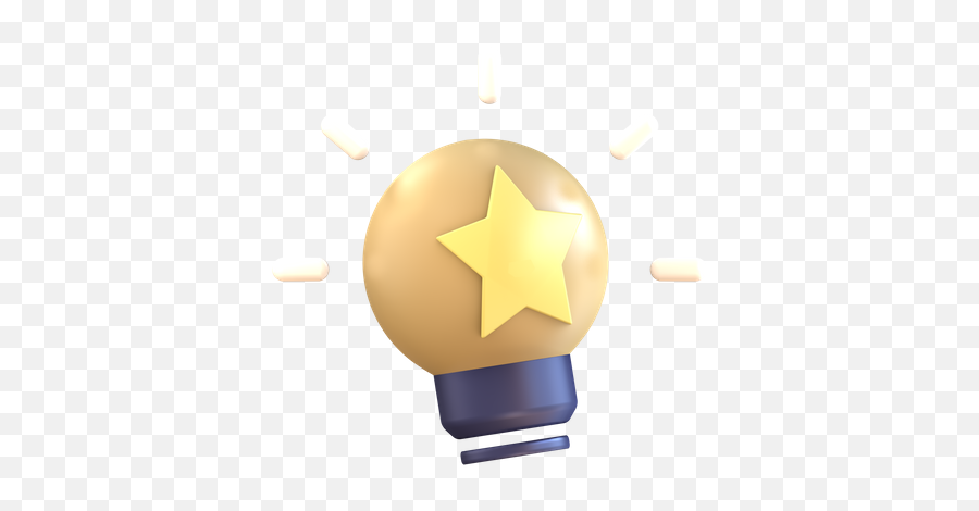 Light Bulb 3d Illustrations Designs - Happy Emoji,Light Bulb Emojis