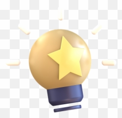 Light Bulb 3d Illustrations Designs - Happy Emoji,Light Bulb Emojis