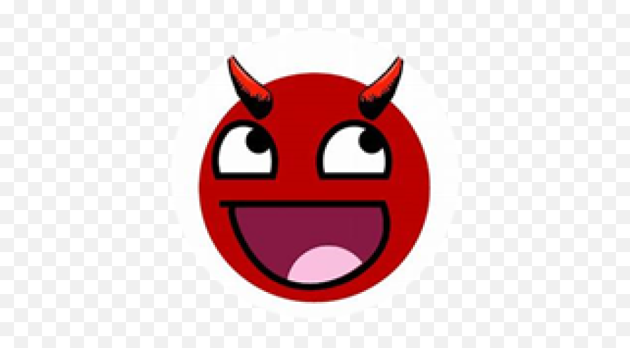 Devil Epic Face - Roblox Happy Emoji,Type Devil Emoticon