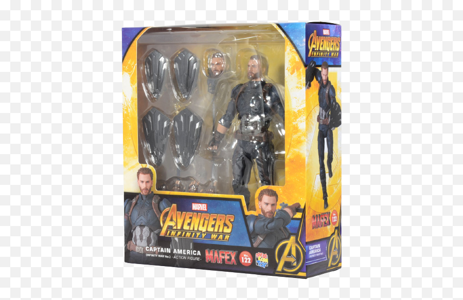 Mafex Captain America Infinity War Ver - Marvel Avengers Medicom Toy Emoji,Avengers Infinity War Emotion