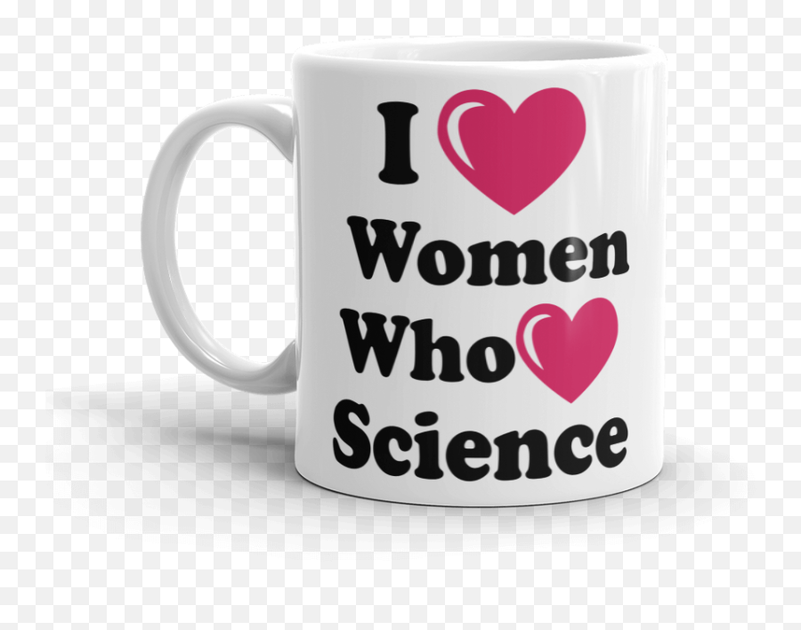 Mug 11oz I Heart Women Who Heart Science Mugs Ceramic - Love Izmir Emoji,Impeach Emoji