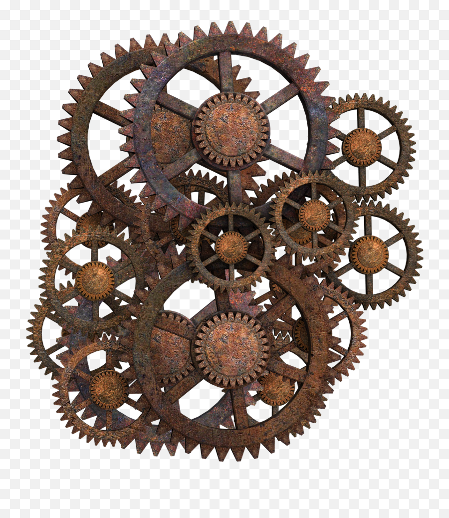 Tools Metal Gear Steampunk Sticker - Steampunk Cogs Png Emoji,Metal Gear Emoji