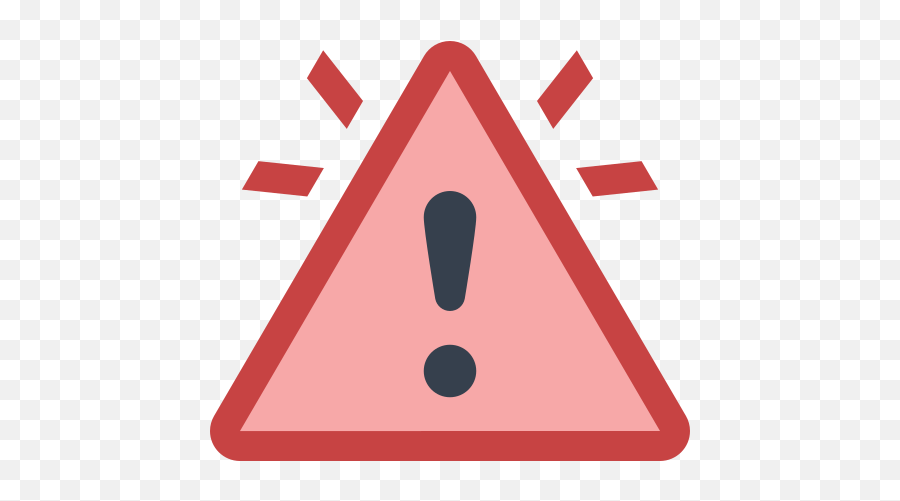 High Risk Icon In Office Xs Style Emoji,Caution Sign Emoji
