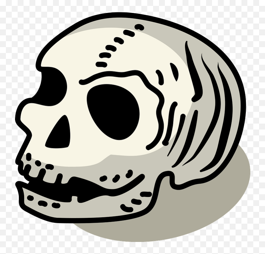 Skull Clipart Free Download Transparent Png Creazilla Emoji,Cross Skull Bone Emoji