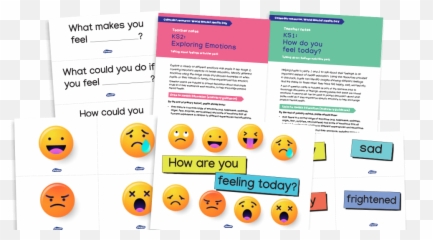 World Mental Health Day - Recognising And Discussing Emoji,Wellbeing Emoji