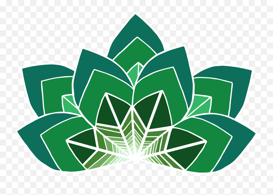 Green Heart Dharma Emoji,Flower Emoticons Group