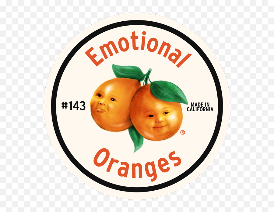 Emotional Oranges - Emotional Oranges Sticker Emoji,What Emotion Is Orange