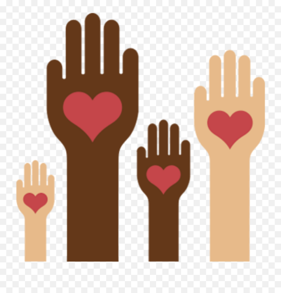 Discover Trending Volunteer Stickers Picsart - Different Skin Color Hands Png Emoji,Volunteer Emoji