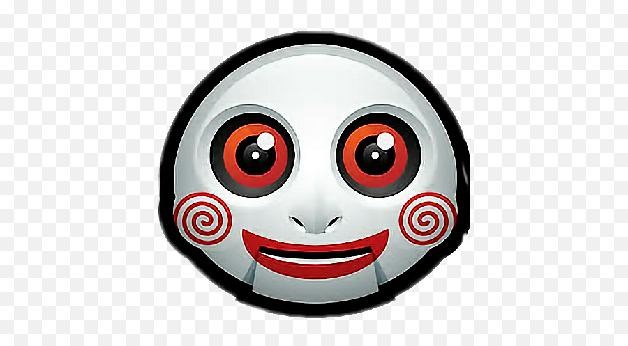 Emojiday Emoji Saw Horror Sticker - Jigsaw Emoji,Horror Emoji