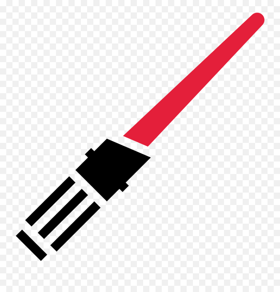 Lightsaber Clipart Luke Skywalkers - Vertical Emoji,Luke Skywalker Emoji