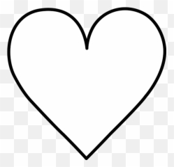 Clip Art Heart Outline - Clipart Best Clipart White Heart Silhouette Emoji,Outline Of A Heart Emoji