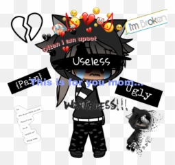 Just Feeling Bad Sticker - Fiction Emoji,Crappy Thinking Emoji