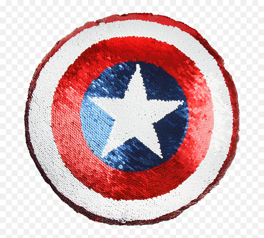 Fabricante De Almofada Lantejoulas Avengers Capitan America - Cojin Capitan America Lentejuelas Emoji,Almofada De Emoji