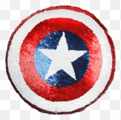 Fabricante De Almofada Lantejoulas Avengers Capitan America - Cojin Capitan America Lentejuelas Emoji,Almofada De Emoji
