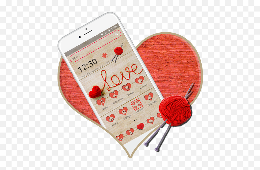 Google Play U2013 Crimson Winter Hearts Theme - Iphone Emoji,Weed Leaf Emoji Iphone