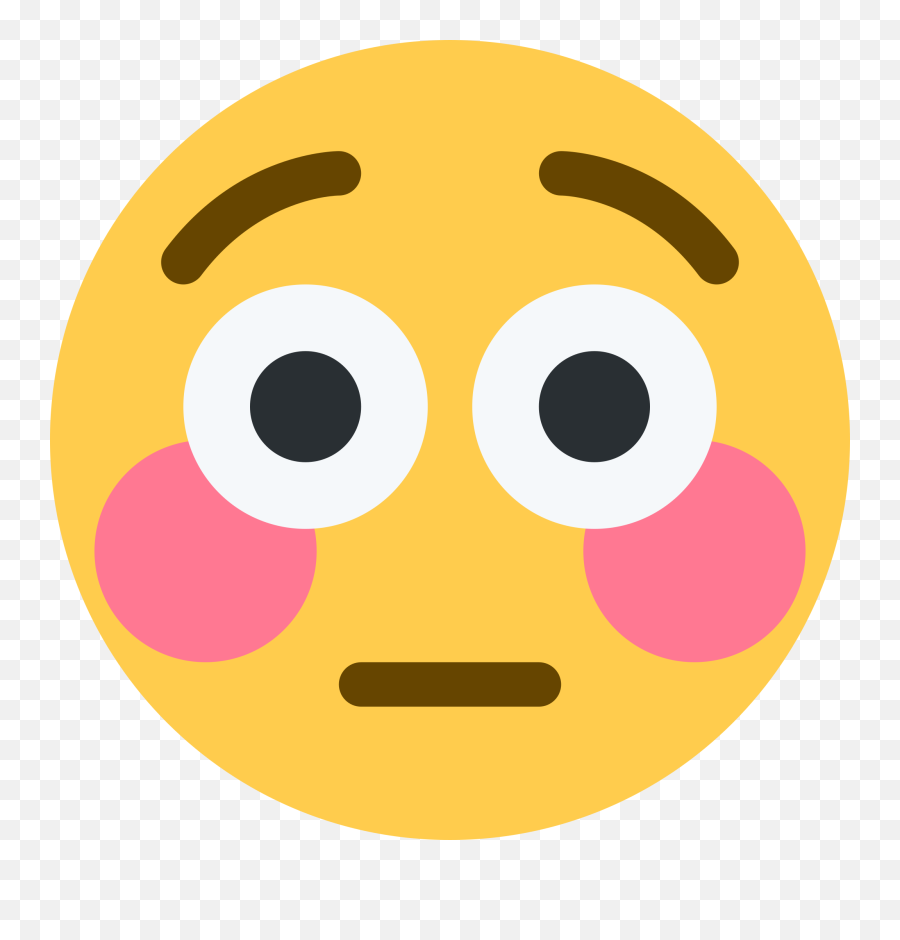 Flushed Face Emoji Clipart - Flushed Face Emoji,12.1 Emojis