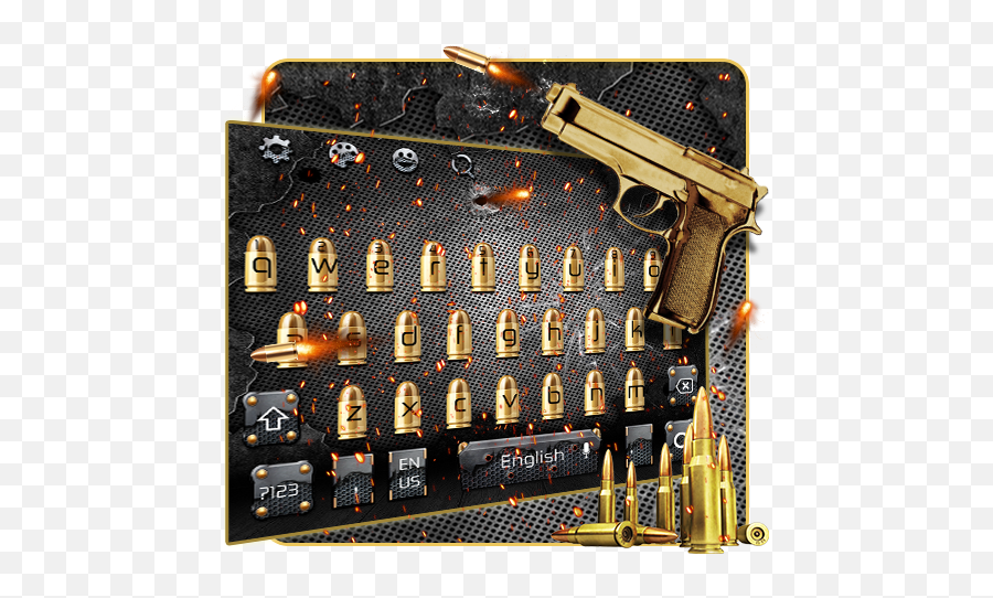 Shooting Gun Keyboard U2013 Applications Sur Google Play - Weapons Emoji,Gun Emoji Android