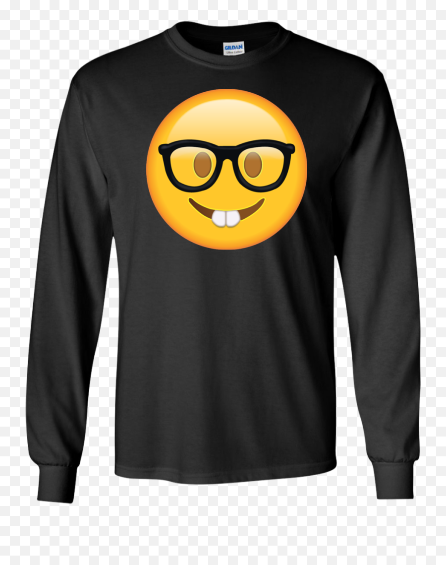 Nerd Glasses Emoji Teehoodietank - T Shirt And The God Said And There Was Light,Nerdy Glasses Emoji