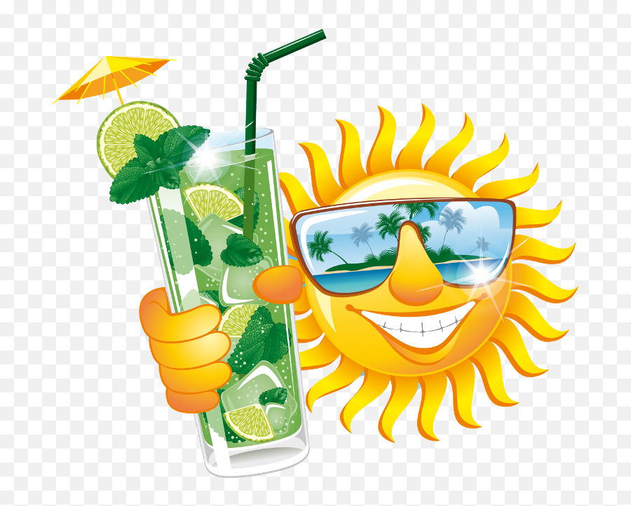 Rmpllwn - Summer Emoticons Clipart Full Size Clipart Summer Emoticons Emoji,Emoticons For Sunshine