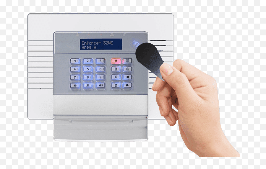 Pyronix Wired Eur - Home Burglar Alarm Control Panel Emoji,Purple Heart Emoticon Numberpad
