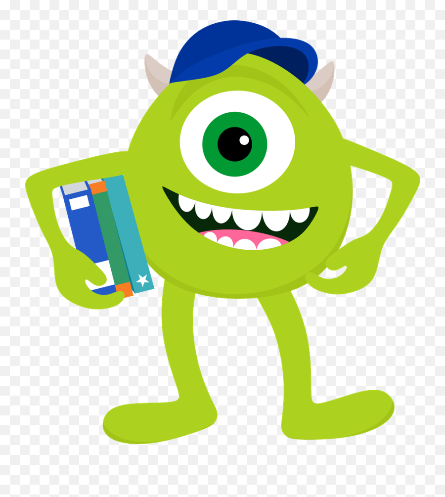 Clipart Mike Monsters Inc - Clipart Mike Monsters Inc Emoji,Mike Wazowski Kawaii Emoticon
