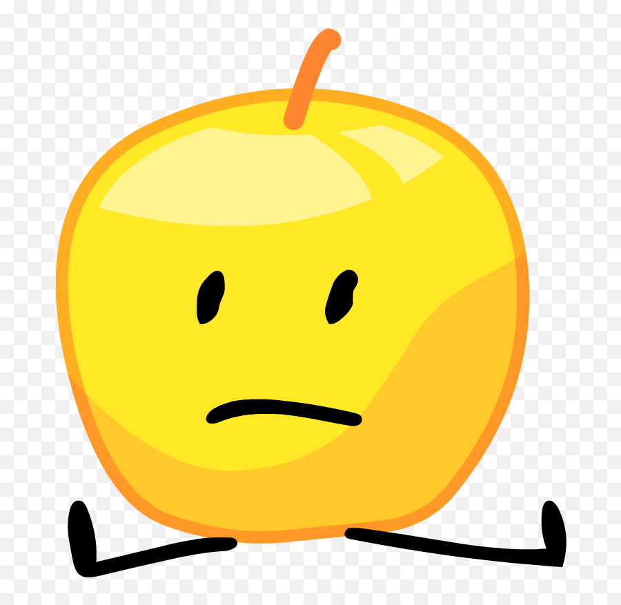 List Of Bfdi Mini Deluxe Contestants Battle For Dream - Bfb Recommended Characters Apple Emoji,Apple Sad Slumpy Emoticon With Tears