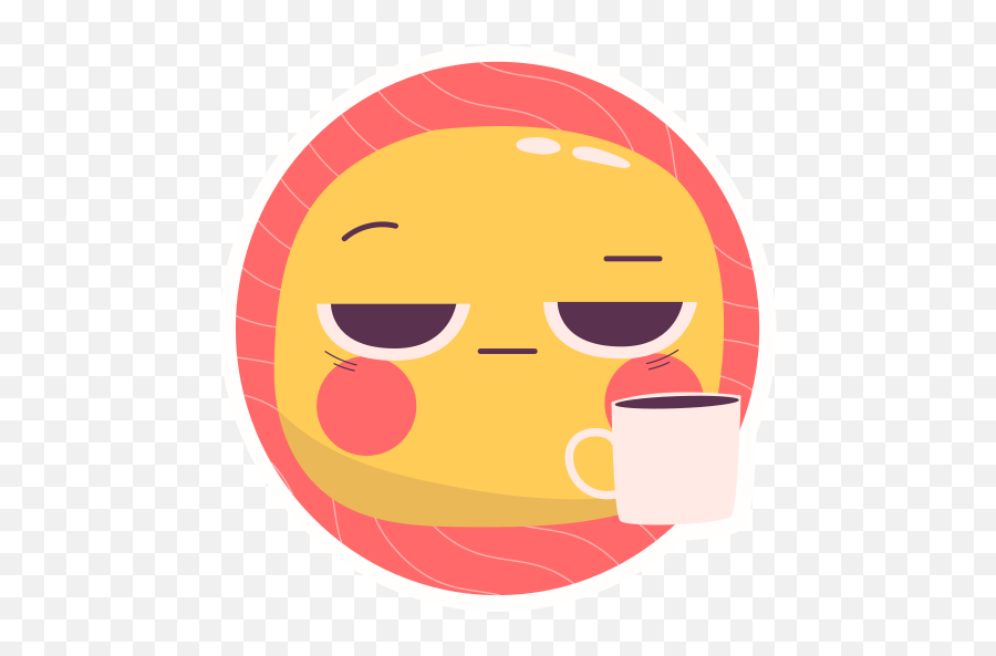 Bored Stickers - Happy Emoji,Google Hangouts Blush Emoticon