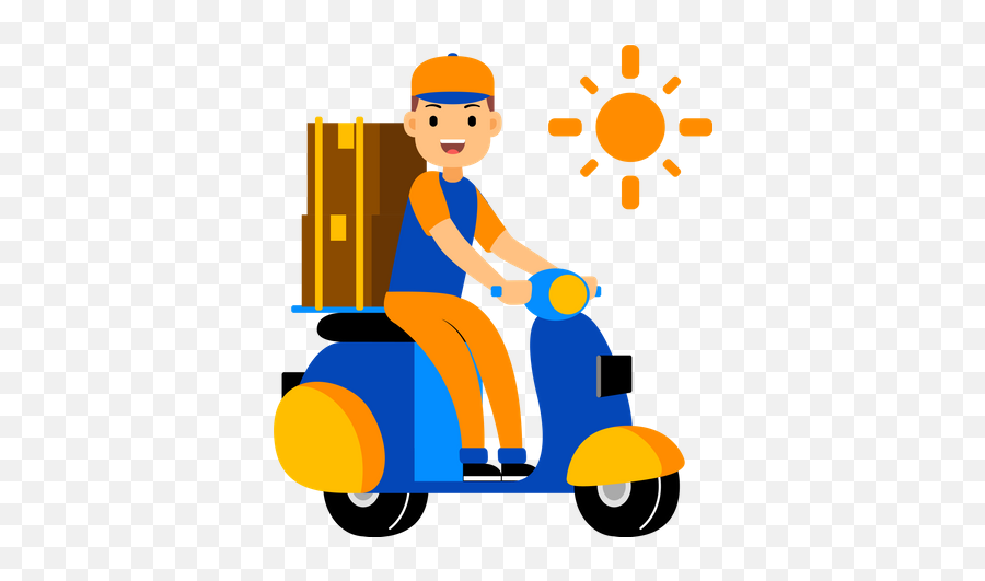 Scooter Riding Illustrations Images U0026 Vectors - Royalty Free Emoji,Postive Man Dancing With Emoji