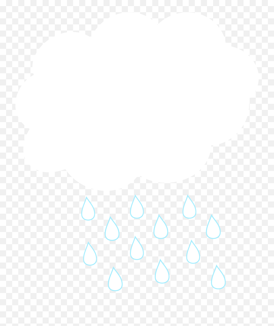 Rainy Day Reminders - Cute Rain Transparent Clipart Emoji,Rainy Emoticon