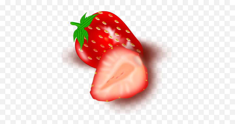 Sliced Strawberry Clip Art Image - Clipsafari Balancing Work And Health Emoji,Melon Emoji