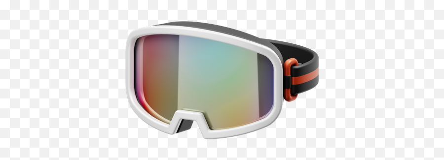 Premium Ski Goggles 3d Illustration Download In Png Obj Or Emoji,Ski Emoji And Glasses Emoji Meaning