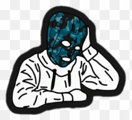 Goon Goonie Skimask Maskoff Sticker - Dot Emoji,Goon Emoji