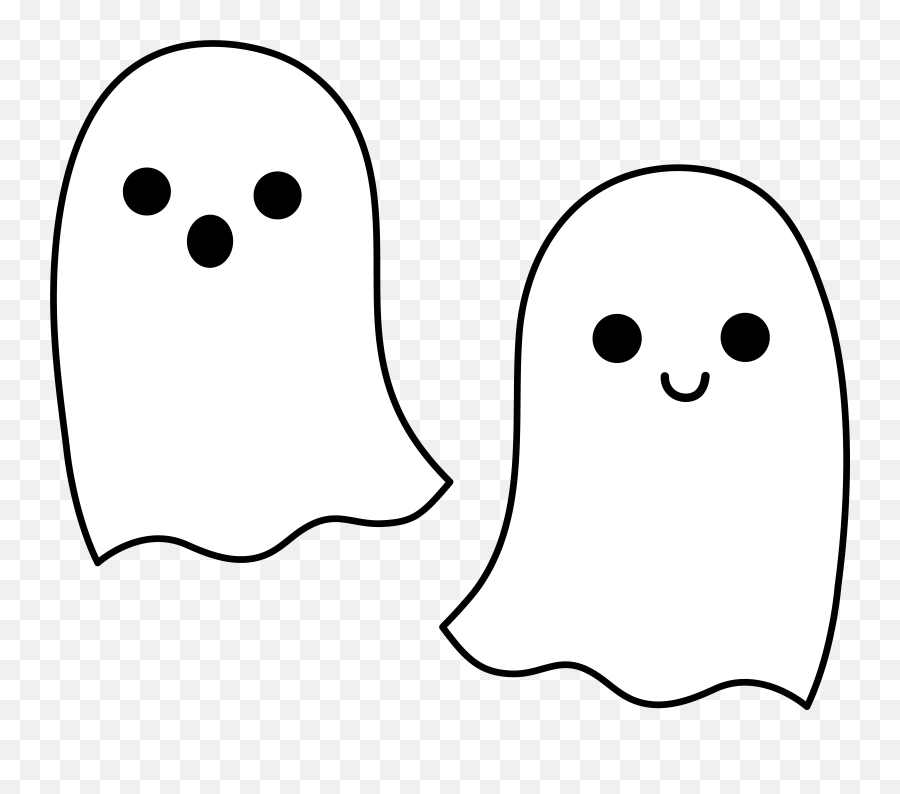 Emoji Clipart Ghost Emoji Ghost - Cute Halloween Ghost,Ghost Emoticons