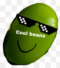 Beans Sticker Challenge - Happy Emoji,Cool Beans Emoji