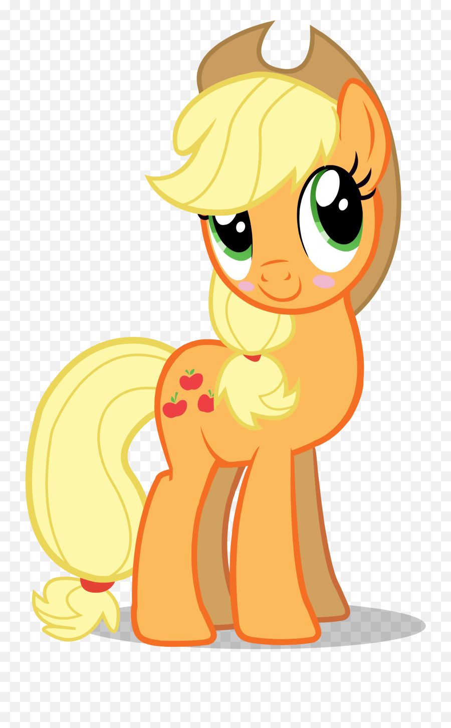 Download Free Png Mlp - Applejack Blushing Phony My My Little Pony Drawing Applejack Emoji,My Little Pony Emoji