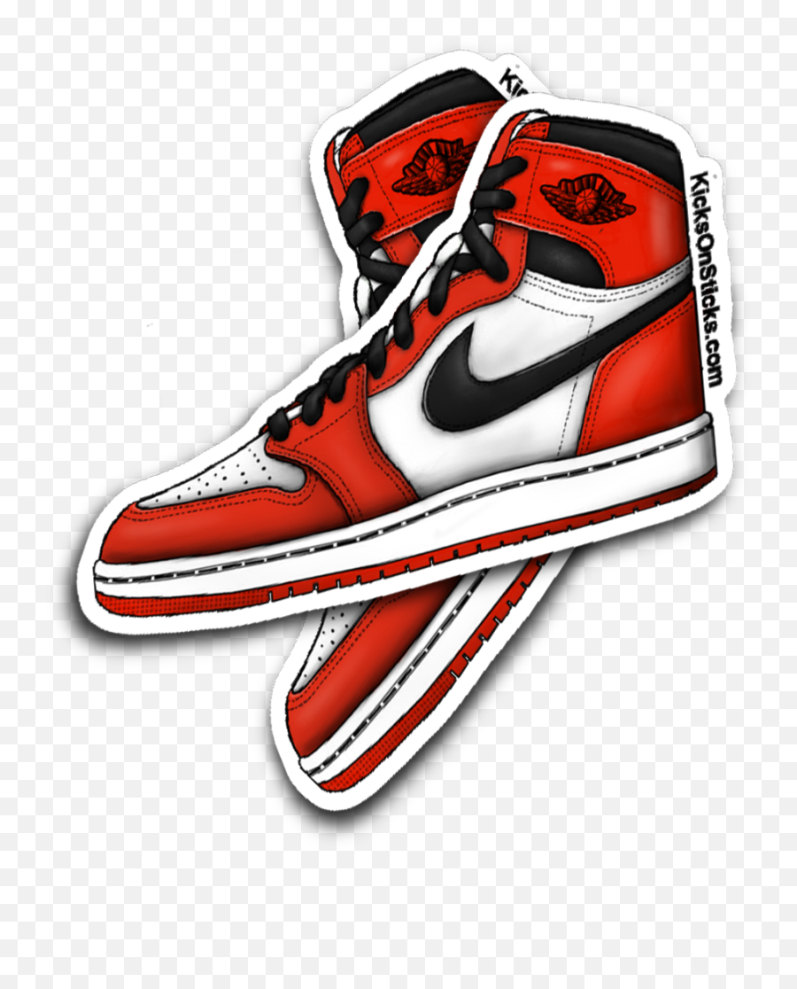 Nike Air Jordan I Clipart - Jordan 1 Clip Art Emoji,Emoji Shoes Jordans