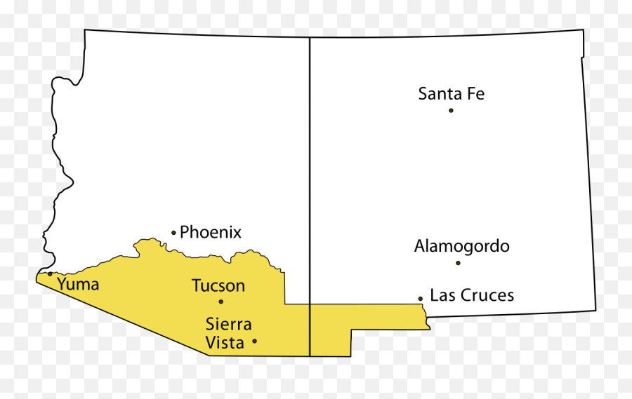 Gadsden Purchase - Wikipedia Outline Arizona And New Mexico Map Emoji,Emotion Chihuahua