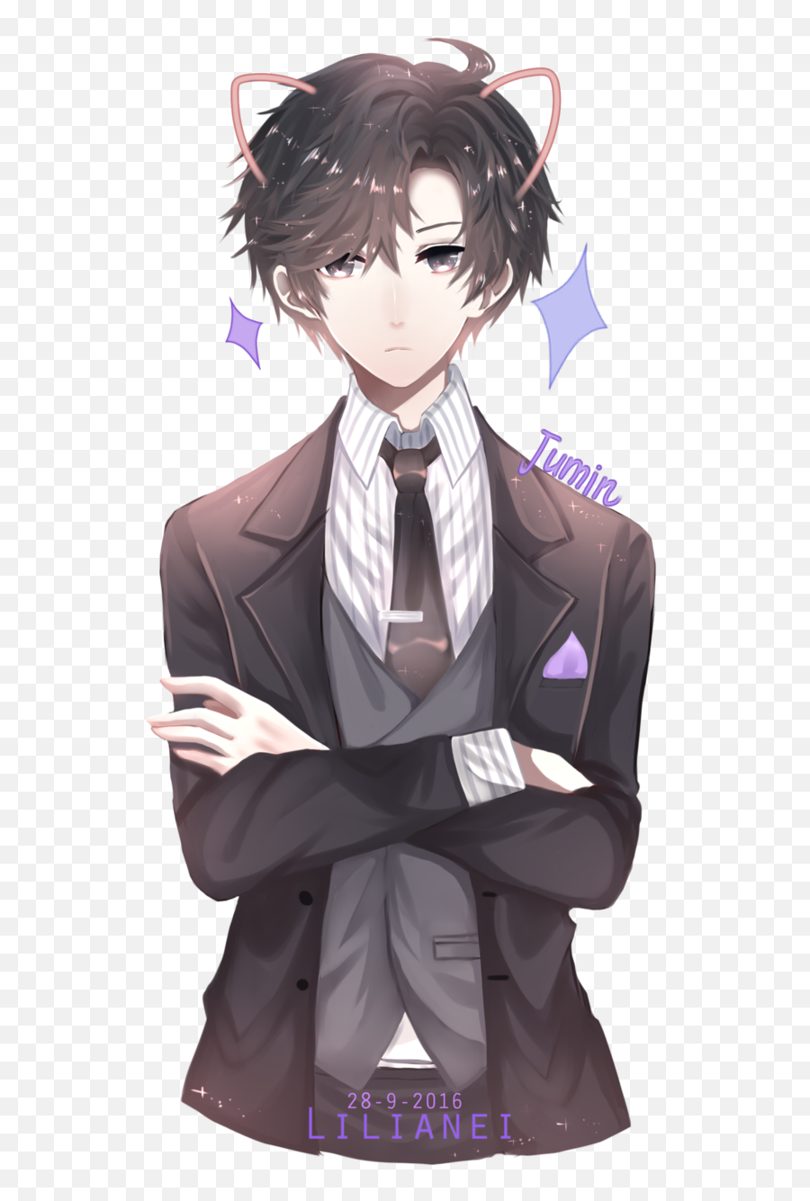 Jumin Han Juminhan Mystic Messenger - Fictional Character Emoji,Jumin Emojis