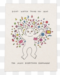 Watch Thing Card Art Drawing Feelings Art - Dot Emoji,What Is Aesthetic Emotion