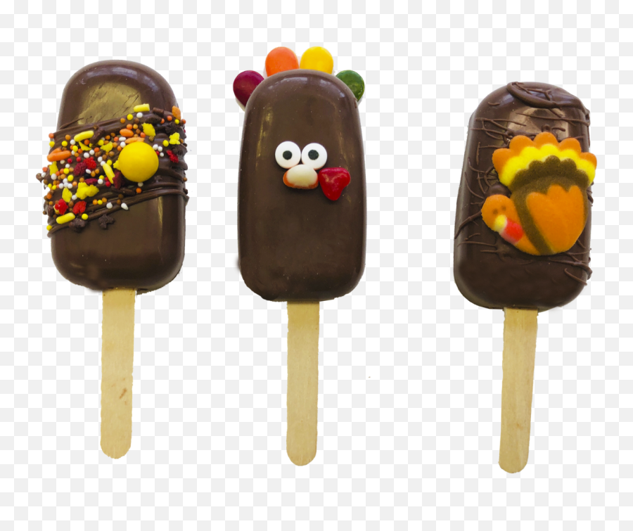 Thanksgiving Cakesicles - Ice Cream Bar Emoji,Thanksgiving Emoji