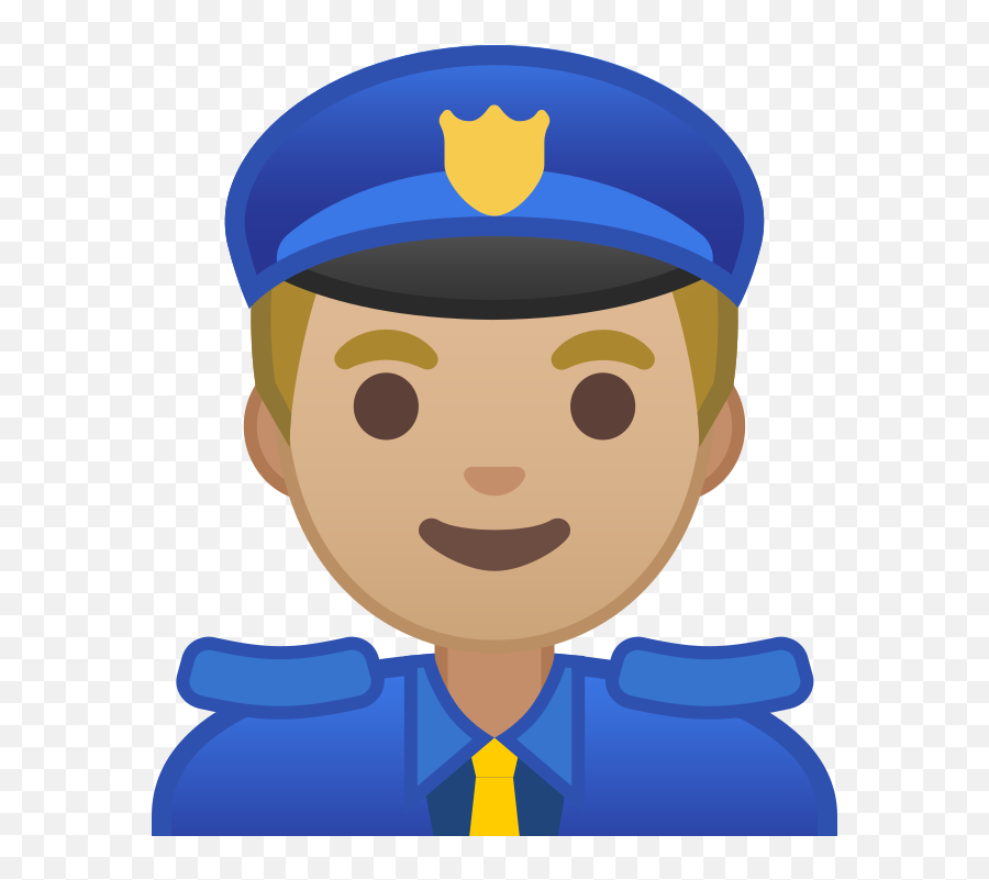 Noto Emoji Pie 1f46e 1f3fc 200d - Transparent Police Emoji,Police Emoji